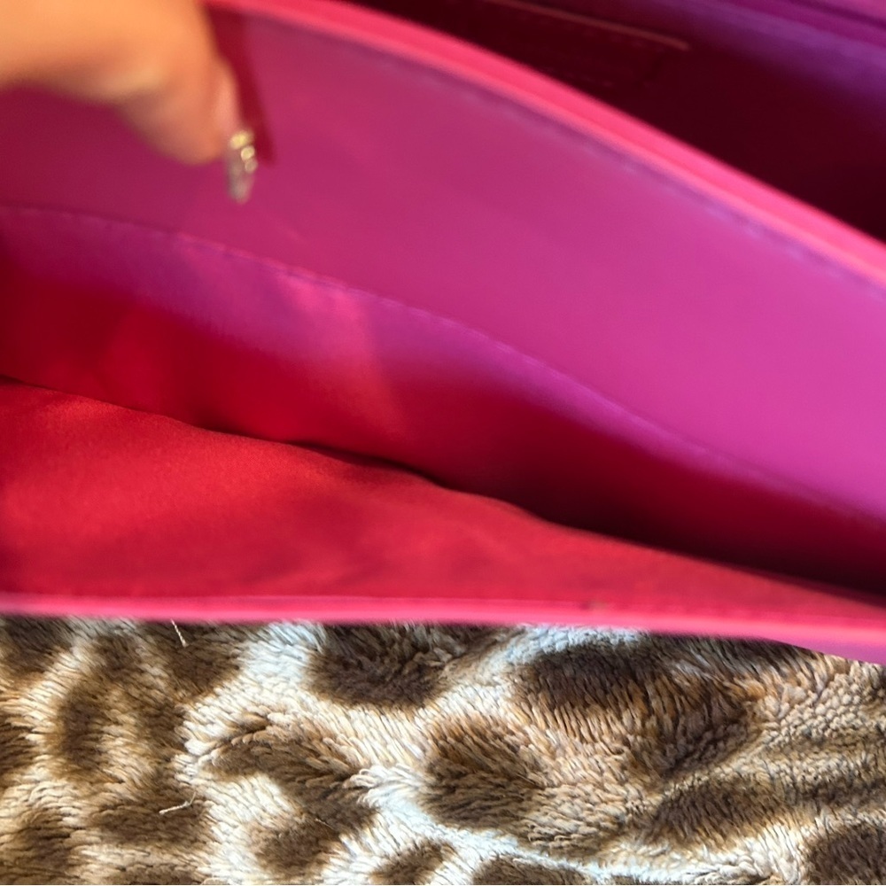 Hot Pink Badgley Mischka Quilted Crossbody Bag - Picture 13 of 14